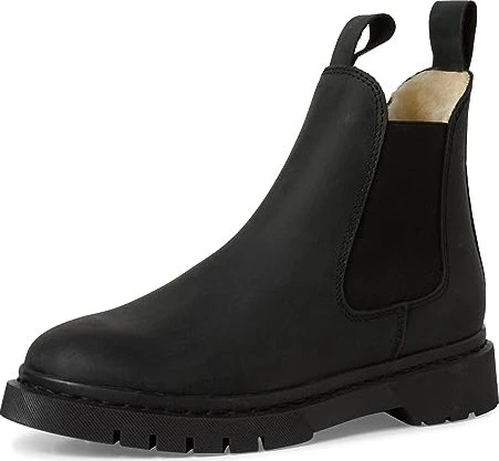 Tamaris Lederstiefelette Warmfutter schwarz (Damen)
