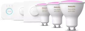 Philips Hue White and Color Ambiance GU10 5.7W Starter-Set