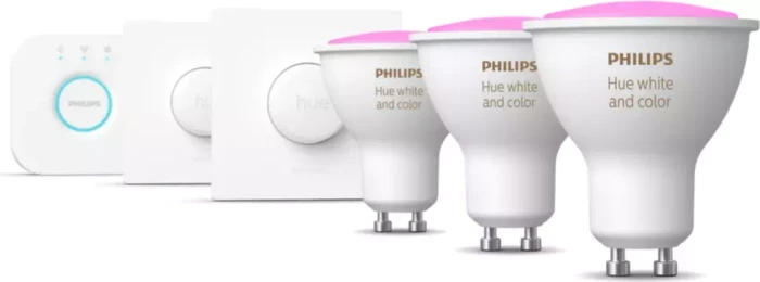 Philips Hue White and Color Ambiance GU10 5.7W Starter-Set