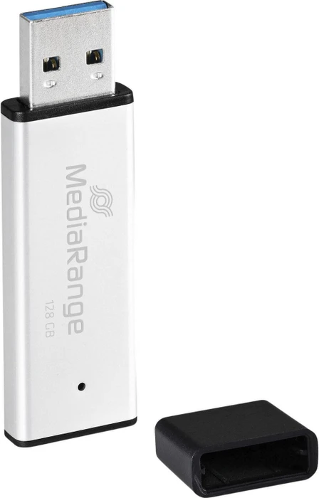 MediaRange USB 3.0 Performance Aluminium 128GB, USB-A, USB 3.2 Gen 1×1