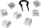 HP HyperX Pudding Keycaps, Kunststoff (PBT) Double-Shot, weiß, 104 Tasten, ANSI-US Vorschaubild