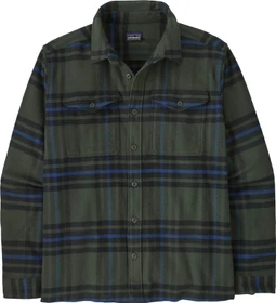 Patagonia Fjord Flannel Hemd langarm catch: old growth green (Herren)