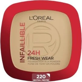 L'Oréal Infaillible 24H Fresh Wear Kompakt Foundation 220 sand, 9g