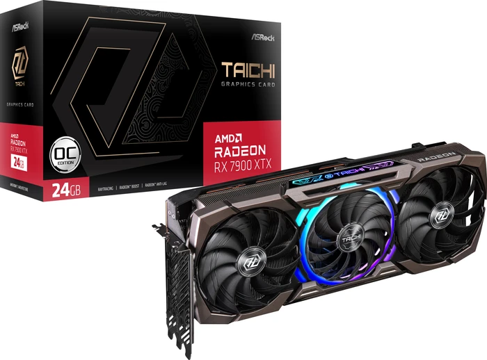 ASRock Radeon RX 7900 XTX Taichi OC, RX7900XTX TC 24GO, 24GB GDDR6, HDMI, 3x DP