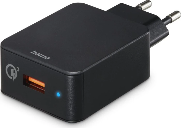 Hama Schnellladegerät Qualcomm Quick Charge 3.0 USB-A 19.5W schwarz