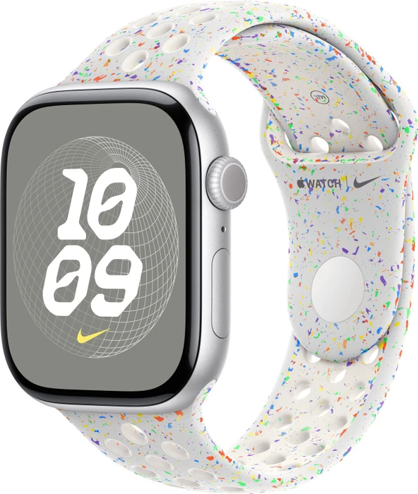 Apple Nike Sportarmband S/M für Apple Watch 46mm pure platinum