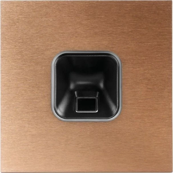 ekey sLine Fingerprintset für Gira 106, inkl. Controller REG, bronze, Fingerprint-Reader