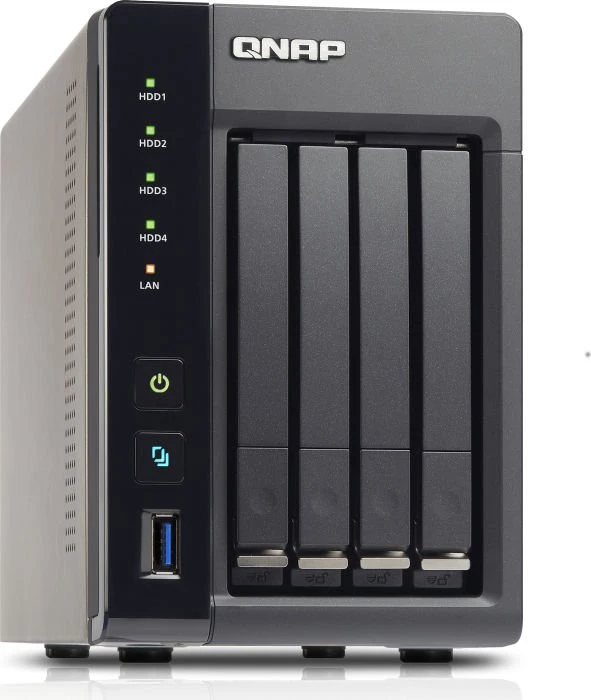 QNAP Turbo Station TS-453S Pro, 4GB RAM, 2x RJ-45 1000Base-T, 3x USB-A 2.0