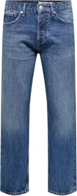 ONLY & SONS Wide Mid Edge Jeans medium blue denim (Herren)