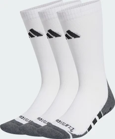 adidas Performance Grip Climacool Cushioned Crew Socken white/dark grey heather/black