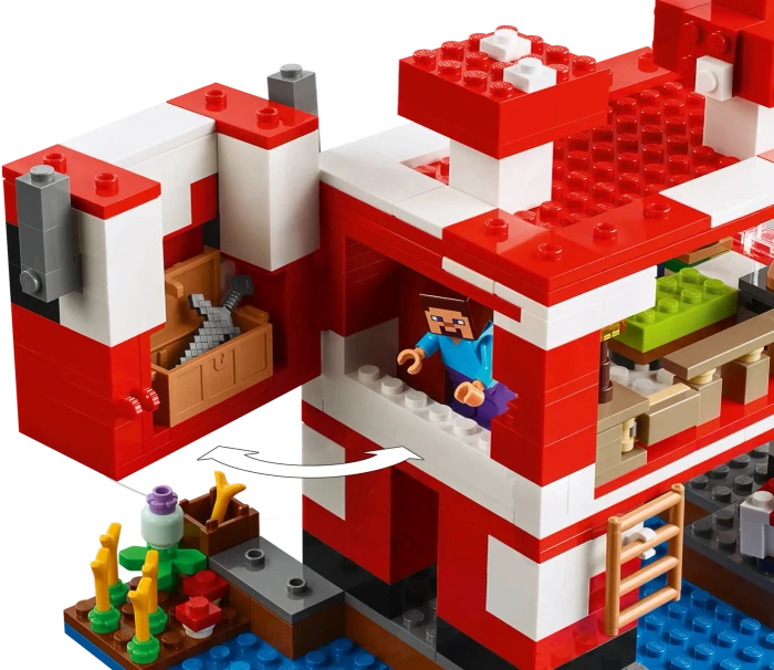 LEGO Minecraft - Das Pilzkuh-Haus