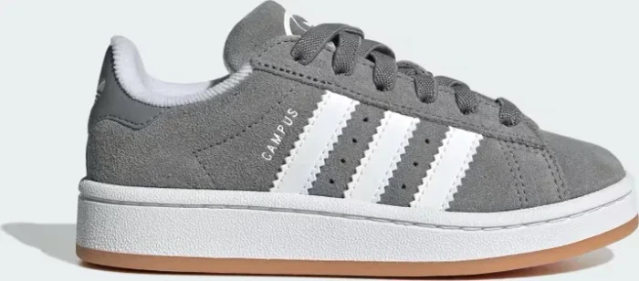 adidas Campus 00s Elastic Lace grey three/cloud white/gum (Junior)