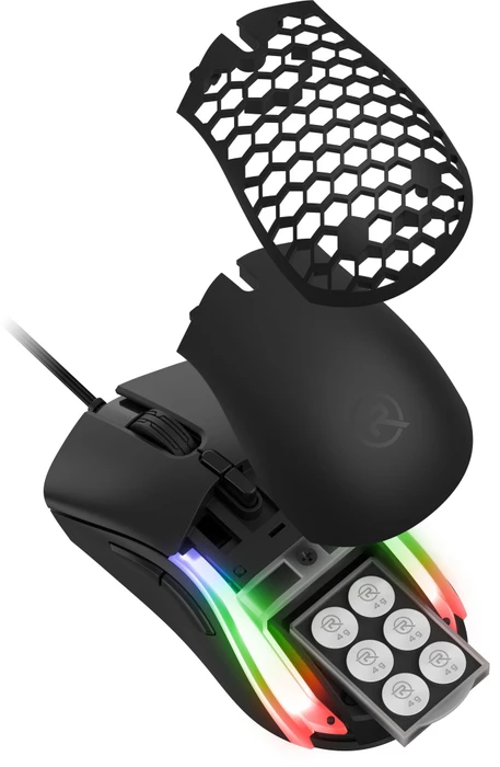 Rapture Venom V2 Gaming Maus Stealth schwarz, USB