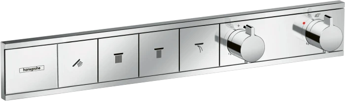 Hansgrohe RainSelect Thermostat Unterputz für 4 Verbraucher chrom