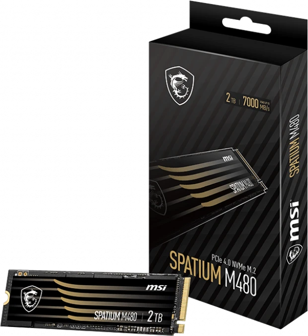 MSI Spatium M480 500GB, M.2 2280 / M-Key / PCIe 4.0 x4