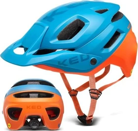 KED Pector ME-1 Helm orange petrol matt