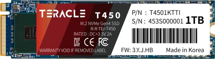 Teracle GEN4 T450 1TB, M.2 2280 / M-Key / PCIe 4.0 x4