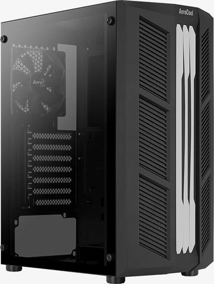 AeroCool Prime, inkl. 2x Lüfter, Glasfenster
