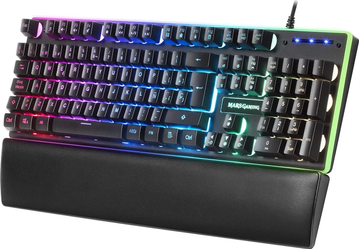 Mars Gaming MK320, LEDs RGB, schwarz, USB, ES