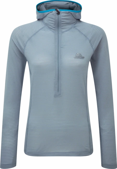 Mountain Equipment Solar Eclipse Hooded Funktionsshirt langarm nimbus (Damen)