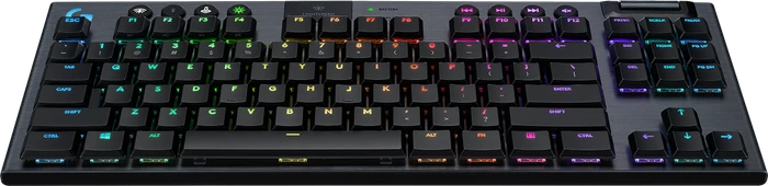 Logitech G915 TKL Carbon, LEDs RGB, schwarz, GL Tactile, USB/Bluetooth, US