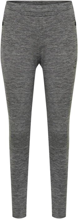 hummel Selby Tapered Trainingshose lang grey melange
