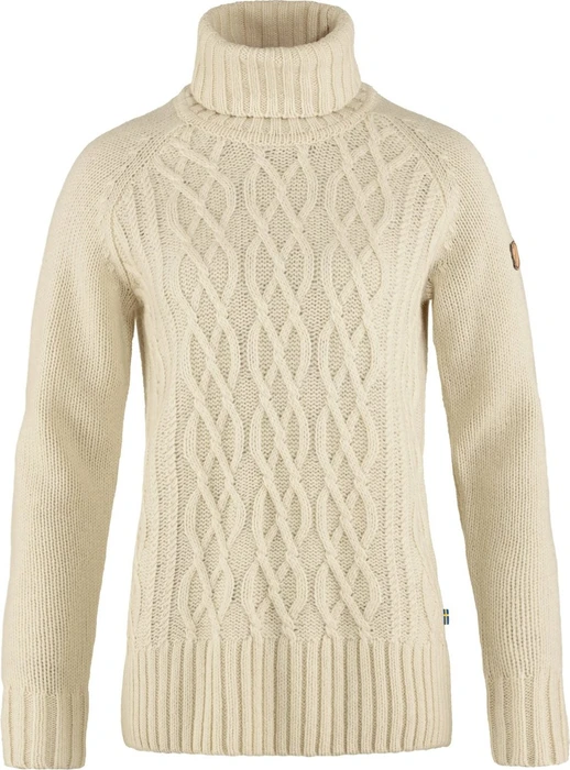 Fjällräven Övik Cable Roller Neck Strickpullover (Damen)