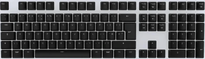 Wooting ABS Keycap Set, Kunststoff (ABS), OEM-Profil, schwarz, 109 Tasten, ISO-UK