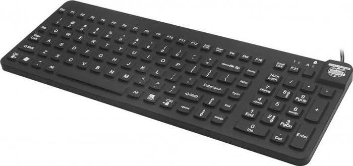 Man & Machine Really Cool Keyboard, schwarz, USB, DE