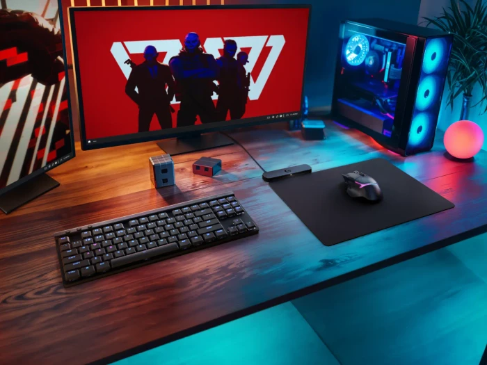 Logitech G Powerplay 2, kabelloses Ladesystem für Gaming-Mäuse, 344x284mm, 3.5mm hoch, schwarz