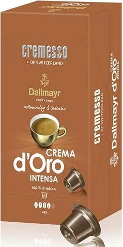 Cremesso Dallmayr Crema d'Oro Intensa Kaffeekapseln, 16 Stück