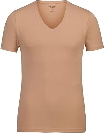 OLYMP Level Five Body Fit T-Shirt kurzarm caramel (Herren)