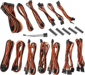 BitFenix Alchemy 2.0 SSC-Series Kabel Kit für Netzteile, schwarz/orange (BFX-ALC-SSCKO-RP)