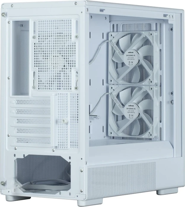 Zalman P10 NAMU White, Glasfenster