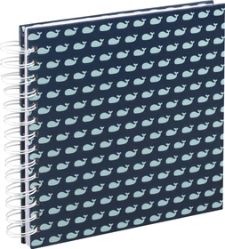 Hama Spiralalbum Whales 23x20 / 40 weiße Seiten