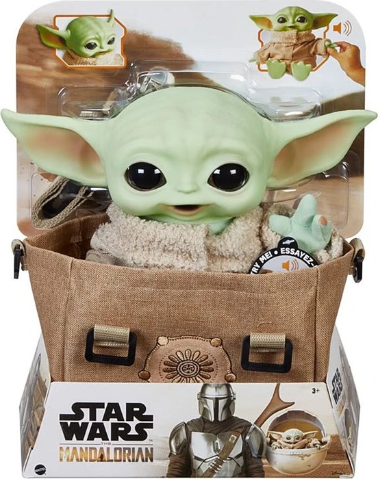 Mattel Star Wars The Mandalorian The Child mit Tasche 28cm