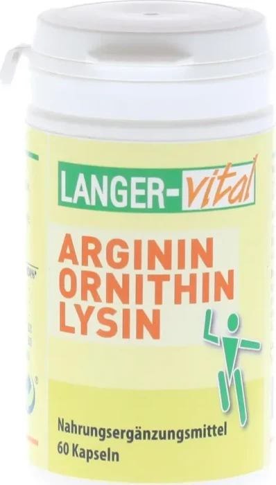 Langer vital Arginin Ornithin Lysin Kapseln, 60 Stück