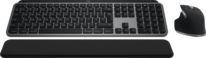 Logitech MX Keys S Combo for Mac, Space Gray, schwarz/grau, Logi Bolt, USB/Bluetooth, US