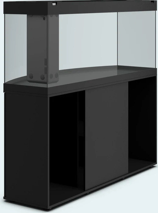 Juwel Vision 450 LED Aquarium-Set mit Unterschrank, schwarz/schwarz, 450l