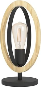 Eglo Basildon Tischleuchte holz/schwarz