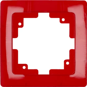 uniTEC MONACO Serie 206 Abdeckrahmen 1-fach, rot