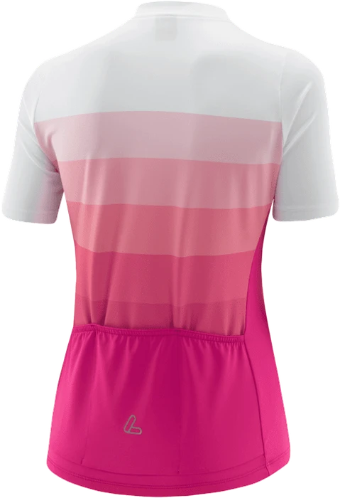 Löffler Rainbow Full-Zip Trikot kurzarm magenta (Damen)