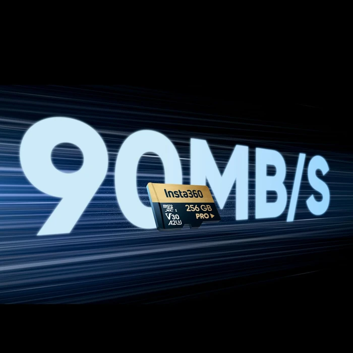 Insta360 Memory Card PRO R90 256GB, UHS-I U3, A2, Class 10
