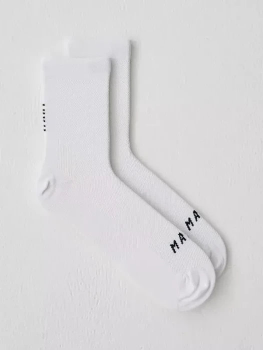 Maap Divison Mono Fahrradsocken weiß