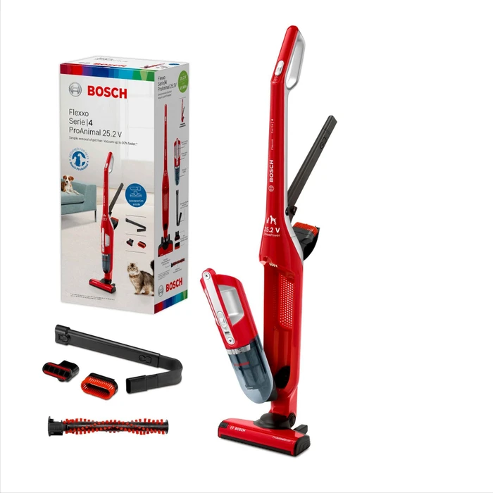 Bosch BBH3ZOO25 Akku-Handstaubsauger tornadorot