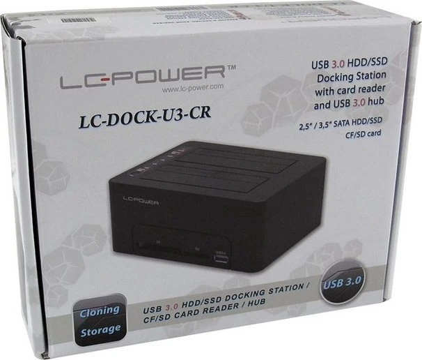 LC-Power LC-DOCK-U3-CR Dockingstation, USB-B 3.0