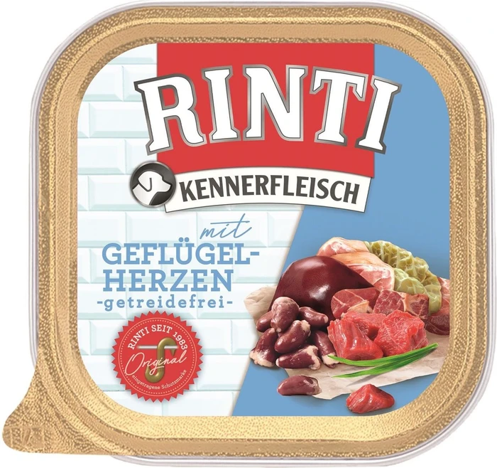 Finnern Rinti Kennerfleisch Geflügelherzen, 2.70kg (9x 300g)