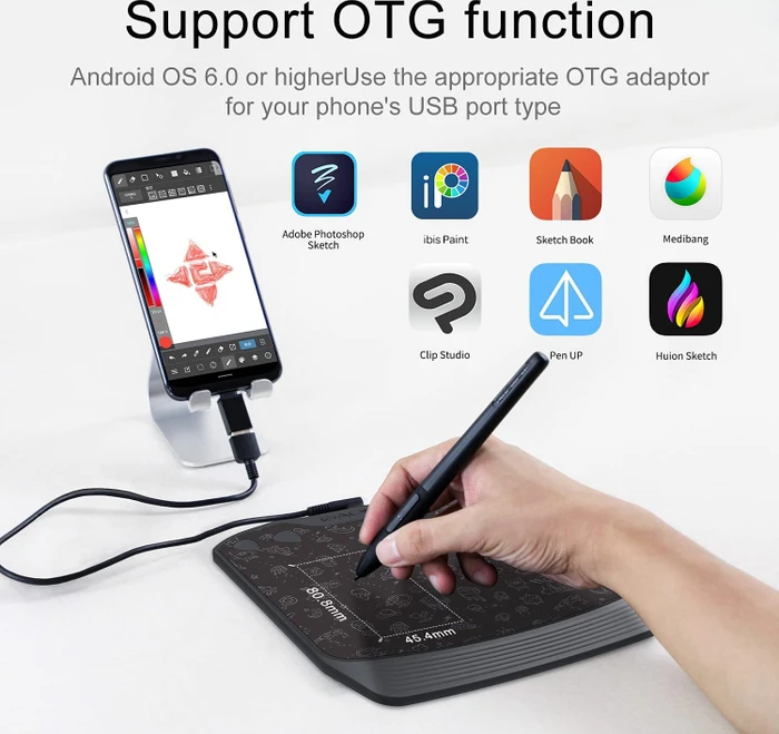 Gaomon Pen Tablet S630, schwarz