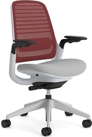 Steelcase Series 1 Bürostuhl, grau/scarlet