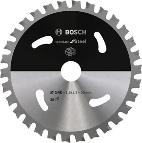 Bosch Professional Standard for Steel Kreissägeblatt 30Z, 140x1.2x20mm, 1 Stück